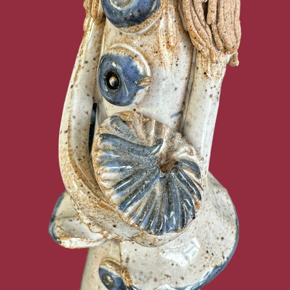 SET OF 2 VINTAGE EARTHENWARE FIGURINES - ABSOLUTELY LOVELY! - Picture 11 of 16